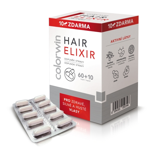 Colorwin Hair Elixir 60+10 kapslí